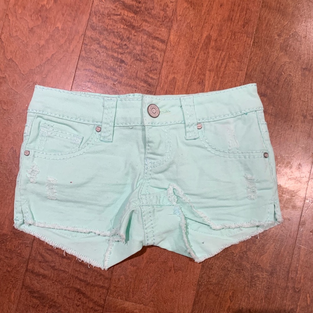 Mint Green Shorts